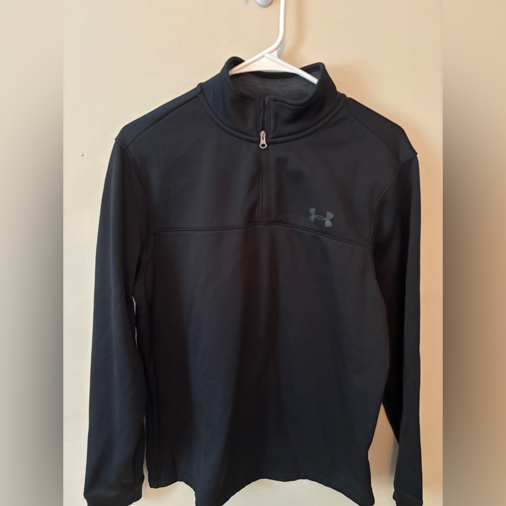 Under Armour Black Quarter-Zip Pullover Jacket